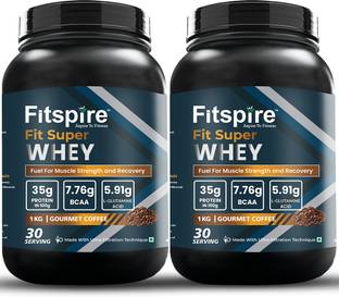 Fitspire Fit Super Protein 100% Authentic & No Adulteration Muscle Growth & Recovery Whey Protein