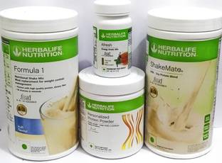 HERBALIFE Formula1 Kulfi 500g Protine Powder 200g Shakemate 500g & Tulshi Afresh 50g Protein Blends