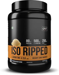 QNT ISO Ripped, 1kg, Whey Isolate Protein for Weight Loss & Lean Muscle Growth Whey Protein