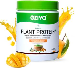 OZiva Bioactive Plant Protein (25g Vegan Protein) for Endurance & Muscle Recovery Plant-Based Protein