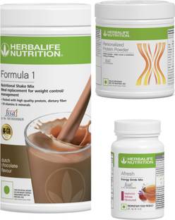 Herbalife Nutrition F1 SHAKE Chocolate , PP Powder 200 G , Afresh - kashmiri Kahwa Protein Shake