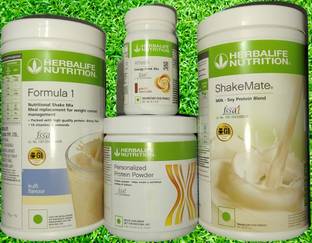 HERBALIFE F1 SHAKE Kulfi + Protein Powder 200 G+ Shake Mate + Afresh - Eilachi Protein Shake
