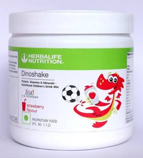 HERBALIFE Dinoshake Kids Drink Strawberry Flavor Plant-Based Protein