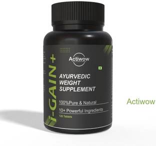 ACTIWOW i-Gain+ I Herbal Weight Gainer I Helps You Achieve Rapid Muscle Growth Weight Gainers/Mass Gainers