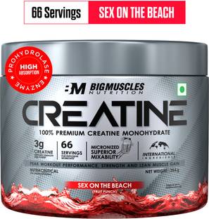 BIGMUSCLES NUTRITION Creatine Monohydrate [66 Servings] | Supports Lean Muscle Building & Recovery | Creatine