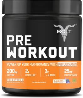 BOLT Pre Workout Supplement With Caffeine | For Explosive Energy, Pre Workout