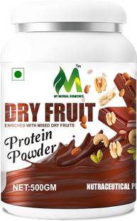 my herbal remedies Dry Fruit Protein Powder 500gm Plant-Based Protein