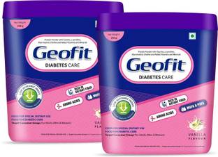 GEOFIT Diabetes Care Protein Powder Vanilla Flavour | Supports Gut Health & Digestion Protein Blends