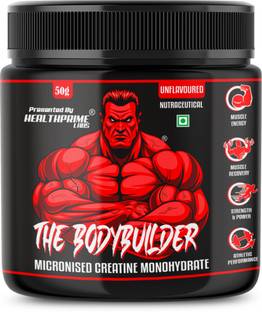 HEALTHPRIME LABS The Bodybuilder Micronized Creatine Monohydrate | Lab Tested | 100% Pure Creatine