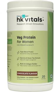 HEALTHKART hk vitals Veg Protein For Women, Vegetarian Protein with Soy Whey Protein