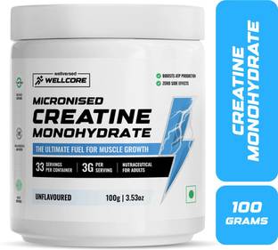 Wellcore Micronised Creatine Monohydrate | Lab Tested | Enhanced Absorption | 100% Pure Creatine