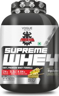 FOURTH GEAR SUPREME WHEY PROTEIN POWDER SUPPLEMENT 60 SERVINGS & DigeZyme Better Digestion Whey Protein