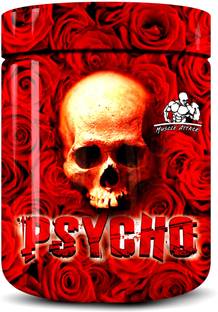 MUSCLE ATTACK Psycho Preworkout 200g, 30 Servings Blueberry Pre Workout
