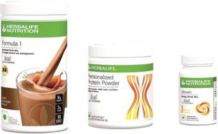 HERBALIFE F1 Choclate Shake 500 g, PPP 200 g, Afresh Lemon 50 g Combo Plant-Based Protein