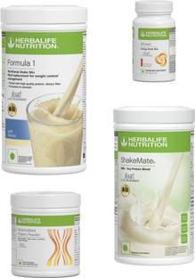 HERBALIFE Formula1 Kulfi Shake 500g Protine 200g Shakemate 500g & Cinnmon 50g Plant-Based Protein