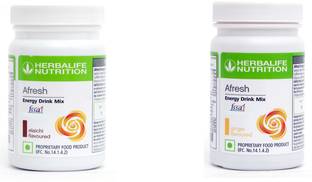 HERBALIFE Afresh Energy Drink Mix Combo ELAICHI + GINGER Nutrition Drink