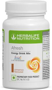 HERBALIFE Afresh Energy Drink Mix , Cinnamon Flavour , 50 gm Energy Bars