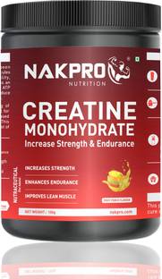 Nakpro Micronized Creatine Monohydrate Jar Trustified Certified, Supports Muscle Growth Creatine