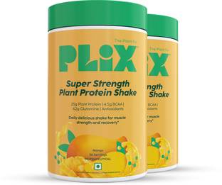 The Plant Fix Plix Strength, Antioxidants, Digestive Enzymes, 25 g (No Added Sugar) Plant-Based Protein