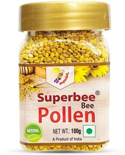 Super Bee 100 % Natural Bee Pollen granules superior Quality ,100 g Plant-Based Protein