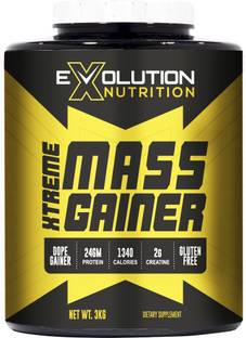 Evolution Nutrition Xtreme Mass Gainer With High Calories 1340 (6.6Lbs Vanilla Creamy) Weight Gainers/Mass Gainers