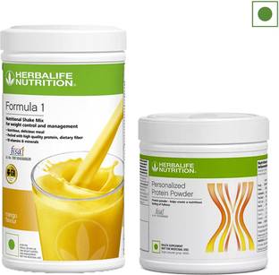 HERBALIFE Formula 1 Nutritional Shake Mix and Personalized Protein Powder Combo Whey Protein