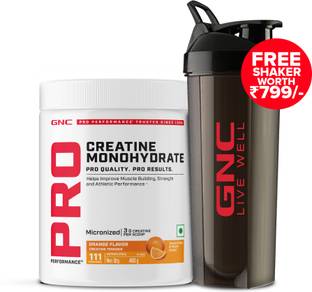GNC Creatine Monohydrate With Black Shaker (750ml) Creatine