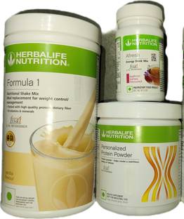 HERBALIFE Formula 1 Vanilla + Protein Powder 200 G + Afresh - Kashmiri Kahwa Protein Shake