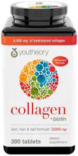 Youtheory Collagen+biotin Advanced Formula 390 Tablets EAA (Essential Amino Acids)