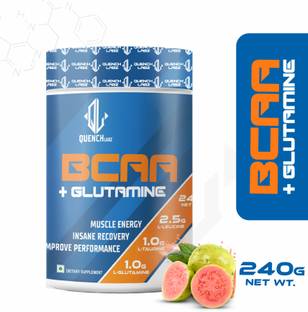 QUENCHLABZ BCAA + Glutamine - Muscle Recovery Supplement BCAA