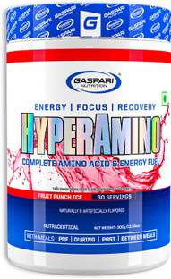 Gaspari Nutrition Hyper Amino Complete Amino Acid [60 Ser.] | Faster Recover, Focus, Energy | EAA BCAA