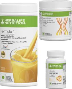 HERBALIFE F1 SHAKE Mango , PP Powder 200 G , Afresh - Ginger Protein Shake