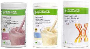 HERBALIFE FORMULA1 ROSE KHEER + KULFI + PROTEIN POWDER 400 GRAM Protein Blends