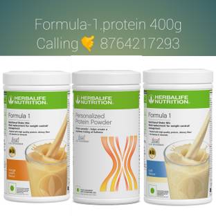 Herbalife Nutrition FORMULA-1 SHAKE 2 ' ALL FLAVER PROTEIN POWDER -400 g Protein Shake