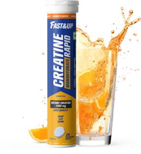 FAST&UP Creatine Rapid - 1000mg Instant Creatine Monohydrate For Sustained Performance Creatine