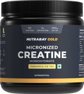 Nutrabay Gold Micronized Creatine Monohydrate, Pre/Post Workout, Flavoured Amino Acid Creatine