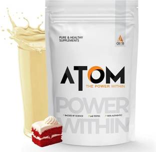 AS-IT-IS Nutrition AS-IT-IS ATOM Whey Protein 1kg with Digestive Enzymes, Classic Red Velvet Whey Protein