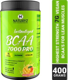 NATURYZ Instantized BCAA 7000 PRO | 7G BCAAs | Citrulline | Glutamine For Lean Muscle BCAA