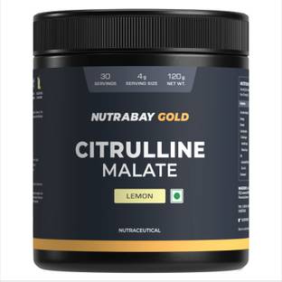 Nutrabay Gold Citrulline Malate 2:1 Supplement Powder. Boosts Nitric Oxide, Amino Acid, Pre Workout