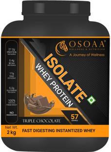 Osoaa 100% Whey Protein Isolate Powder/Supplement for Muscle Support & Recovery Whey Protein