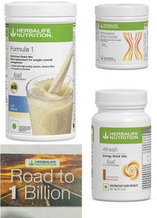 HERBALIFE Formula 1 Kulfi , PP Powder 200 G , Afresh Energy Mix - Cinnamon Protein Shake