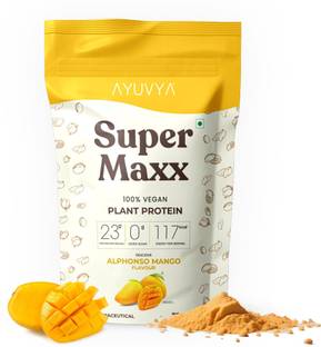 Ayuvya SuperMaxx Advanced Protein Powder Increase Muscle Mass & Performance Plant-Based Protein