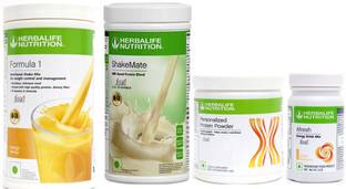 HERBALIFE formula 1 mango 500g+ shakemate 500g+ protein powder 200g+ afresh ginger Plant-Based Protein