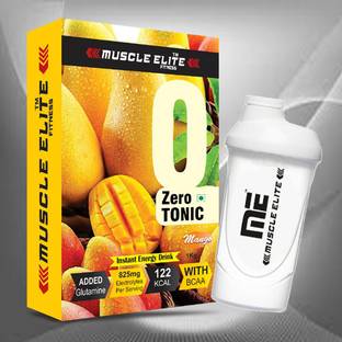 MUSCLE ELITE FITNESS Zerotonic Energy Drink |Carbs + Electrolytes + Aminos |Restore For Men, Women Energy Bars