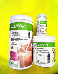 Herbalife Nutrition F1 SHKE MIX-ROSE KHEER,PROTEIN POWDER-200GM AND CINNAMON Protein Shake
