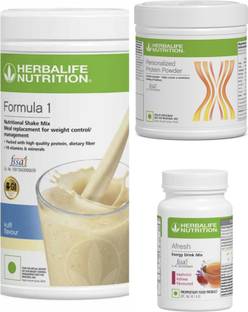 HERBALIFE F1 SHAKE Kulfi , PP Powder 200 G , Afresh - Kashmiri Kahwa Protein Shake