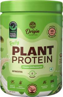 Origin Nutrition 100% Natural Vegan Protein Powder, Dairy & Gluten Free, No Added Sugar, 25g Plant-Based Protein