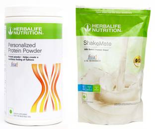 HERBALIFE Personalized Protein Powder 400 Gm and Shake Mate Plant-Based Protein