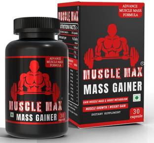 DIVYA SHAKTI AYURVEDA Muscle Max Advance Mass Gainer for Muscles, weight Gain & Mass Gain, Men & Women Weight Gainers/Mass Gainers