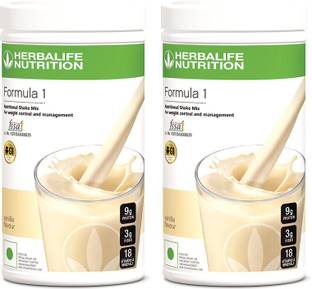 HERBALIFE Formula 1 Vanilla combo pack of 2 (1000gms) Plant-Based Protein